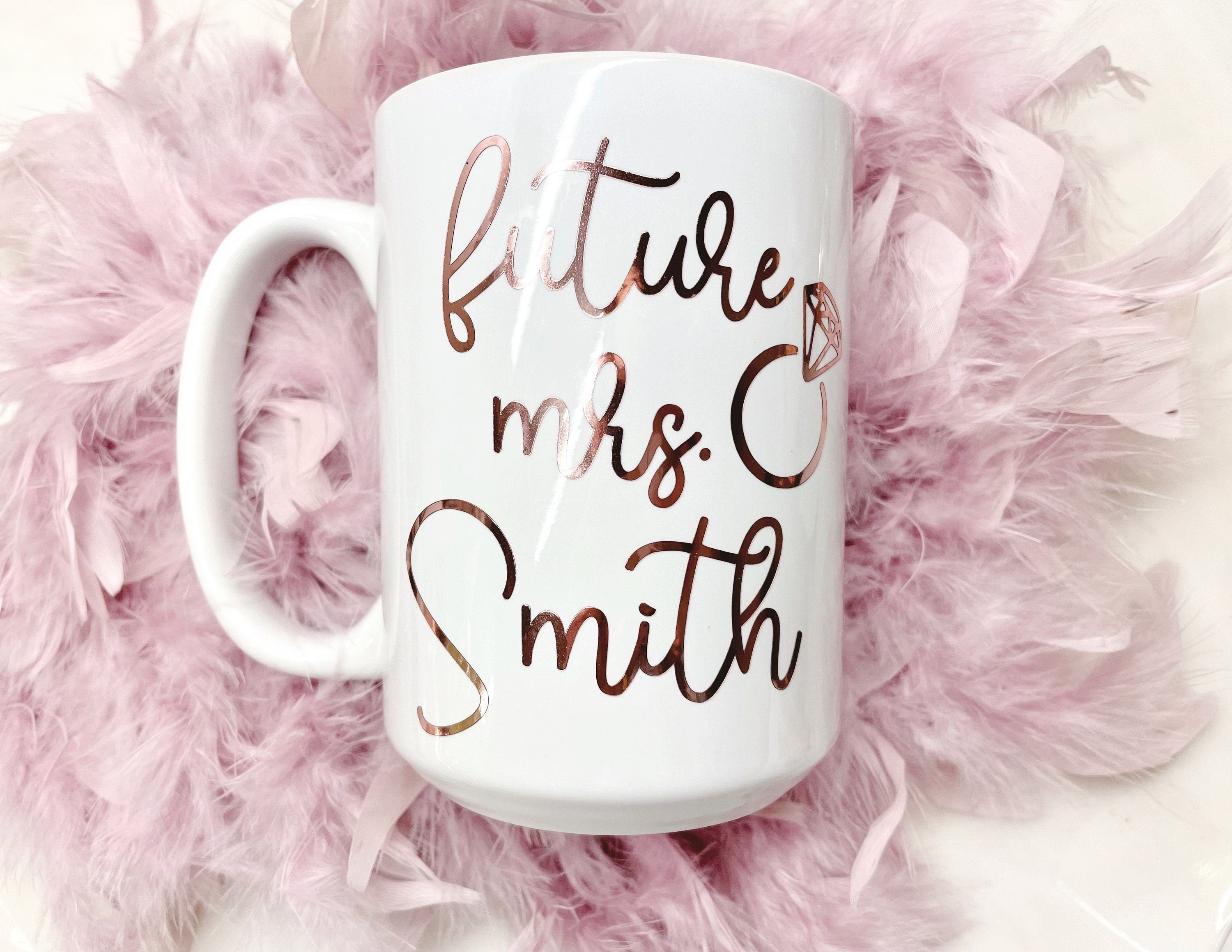 Mrs. Coffee Tumbler Personalized - New Bride Cup